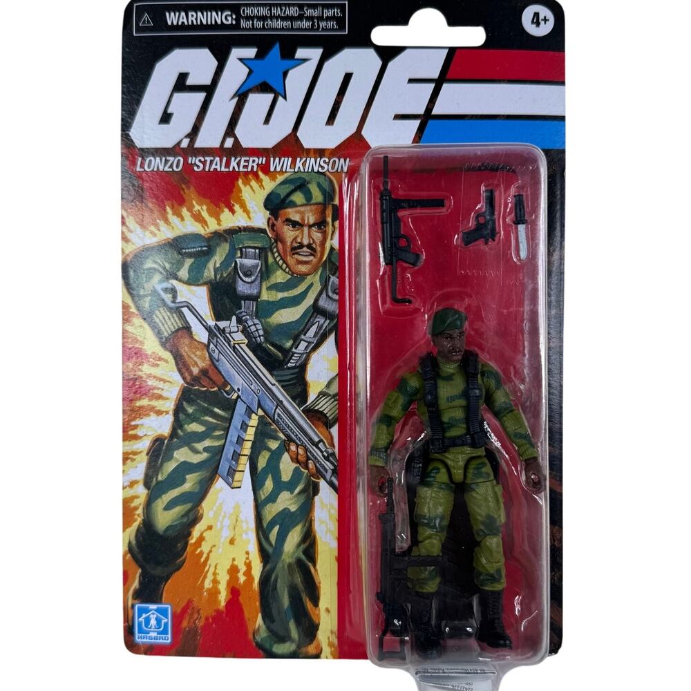 GI Joe Retro Collection Lonzo Stalker Wilkinson Action Figure Walmart Exclusive